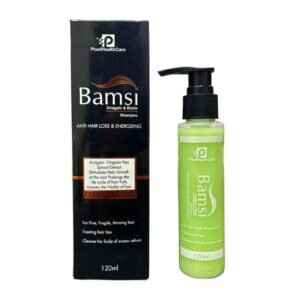 bamsi anagain & biotin shampoo – advanced anti hair loss & energizing formula | dermatologist recommended | hair growth & strengthening 120ml